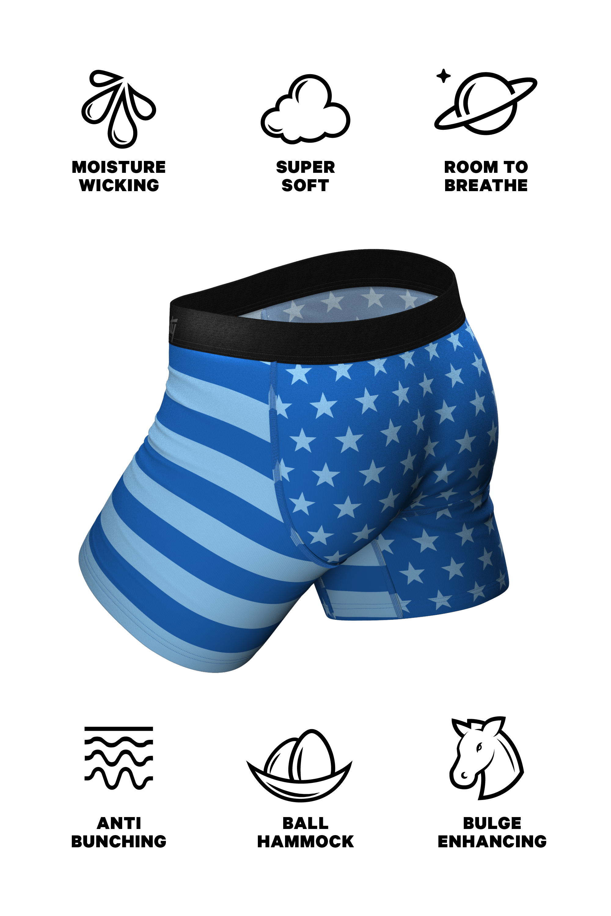 The Captain | Eagle American Ball Hammock® Boxer - Shinesty