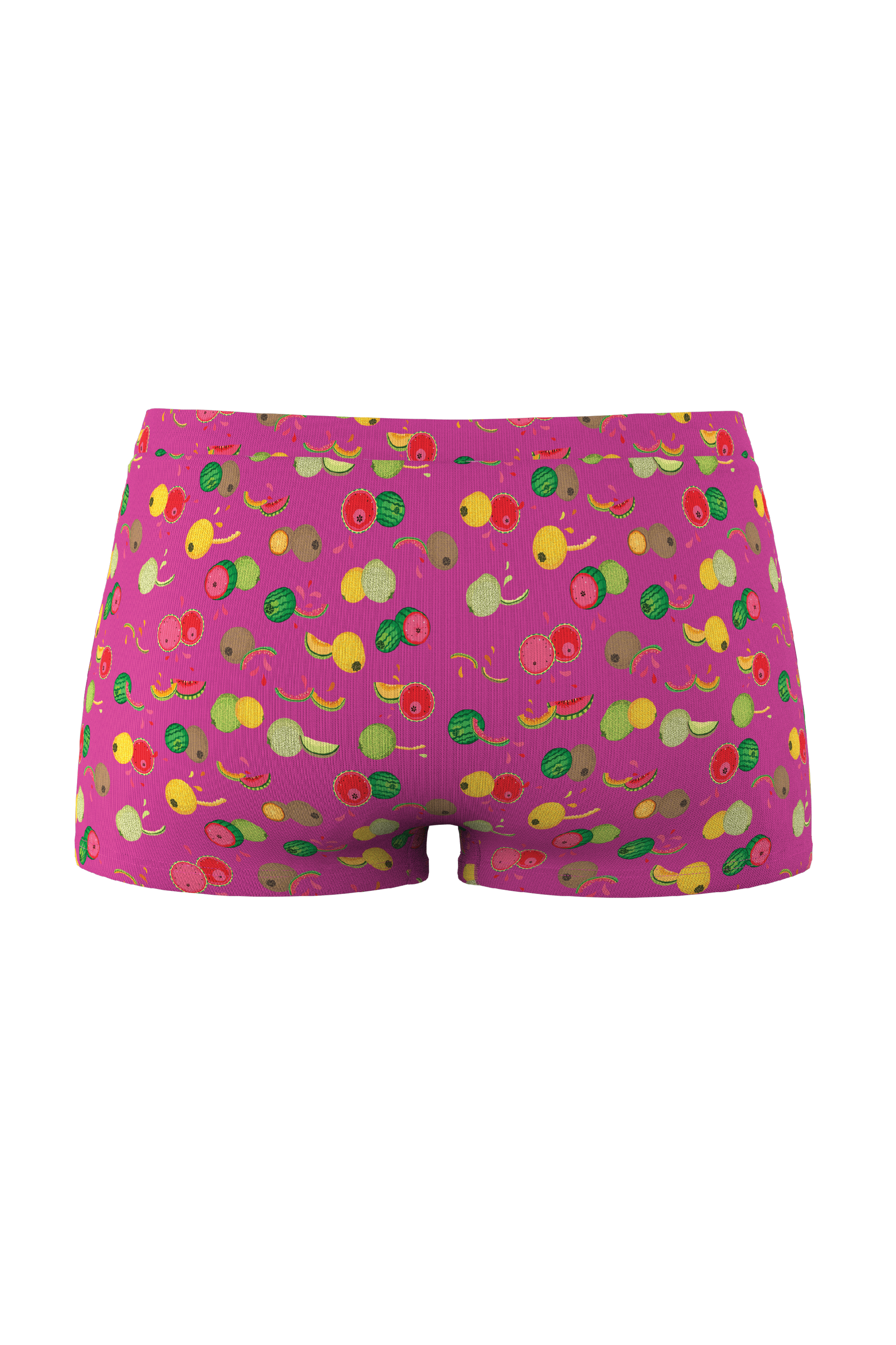 The Check Your Melons | Breast Cancer Awareness Modal Boyshort Underwear - Shinesty