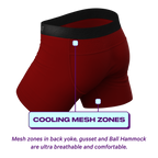 The Cherry Pie | Burgundy paradICE™ Cooling Ball Hammock® Underwear - Shinesty