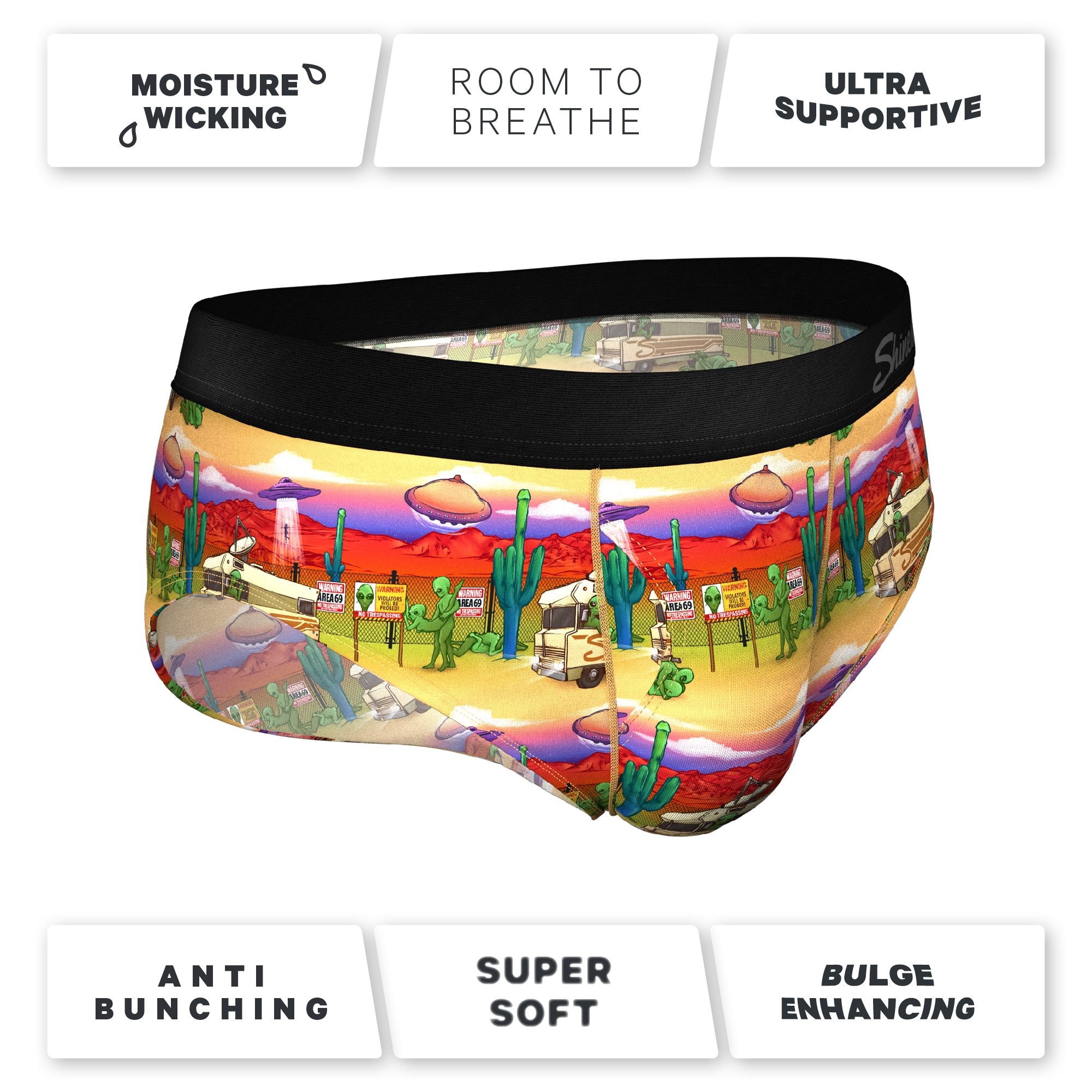 The Close Encounter | Alien Ball Hammock® Pouch Underwear Briefs - Shinesty
