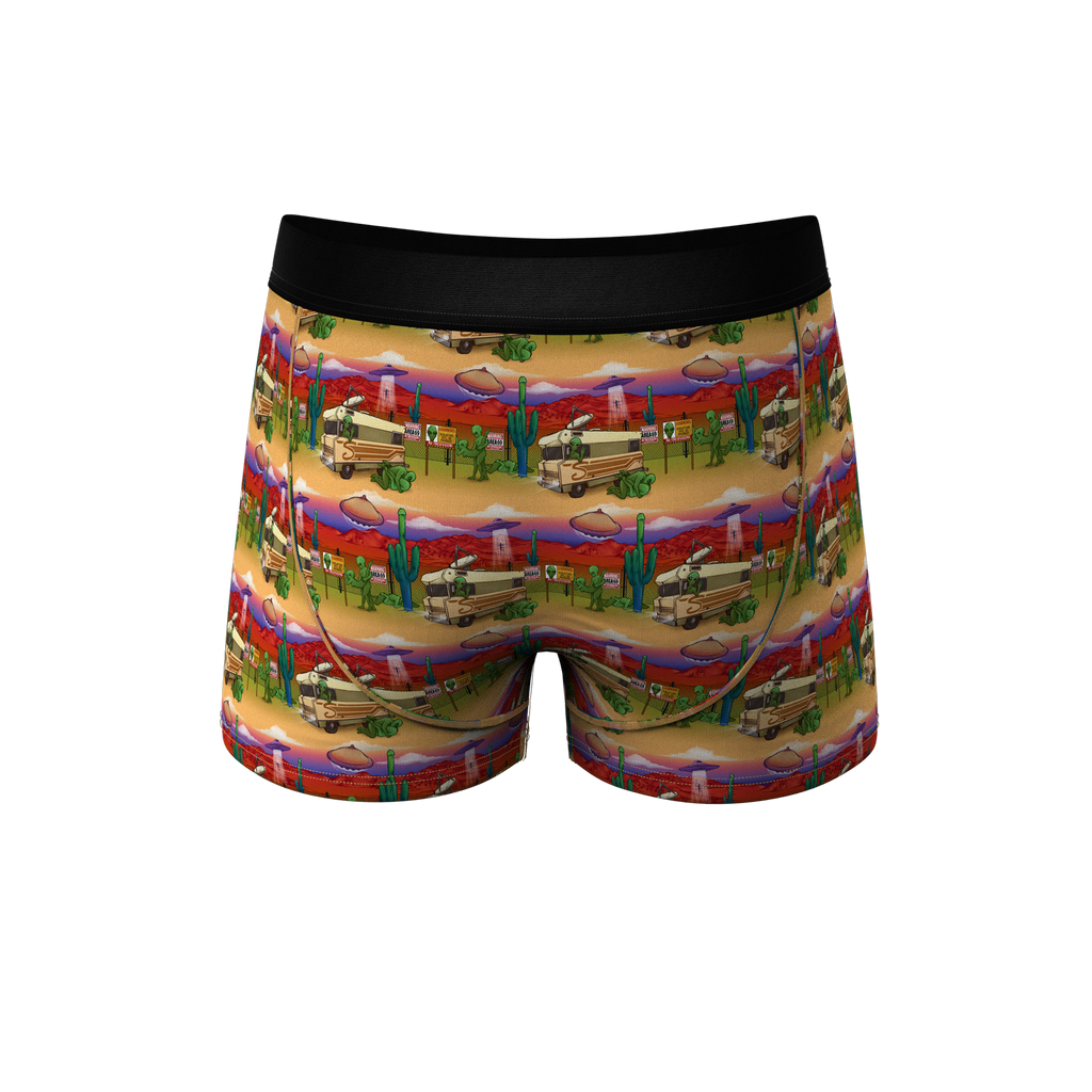 The Close Encounter | Alien Ball Hammock® Pouch Trunks Underwear - Shinesty