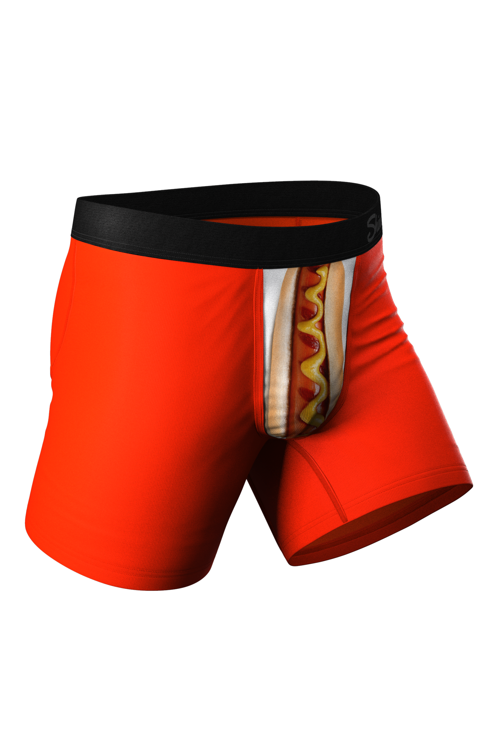 The Coney Islands | Hot Dog Ball Hammock® Boxer Couples Matching Underwear 2 Pack - Shinesty