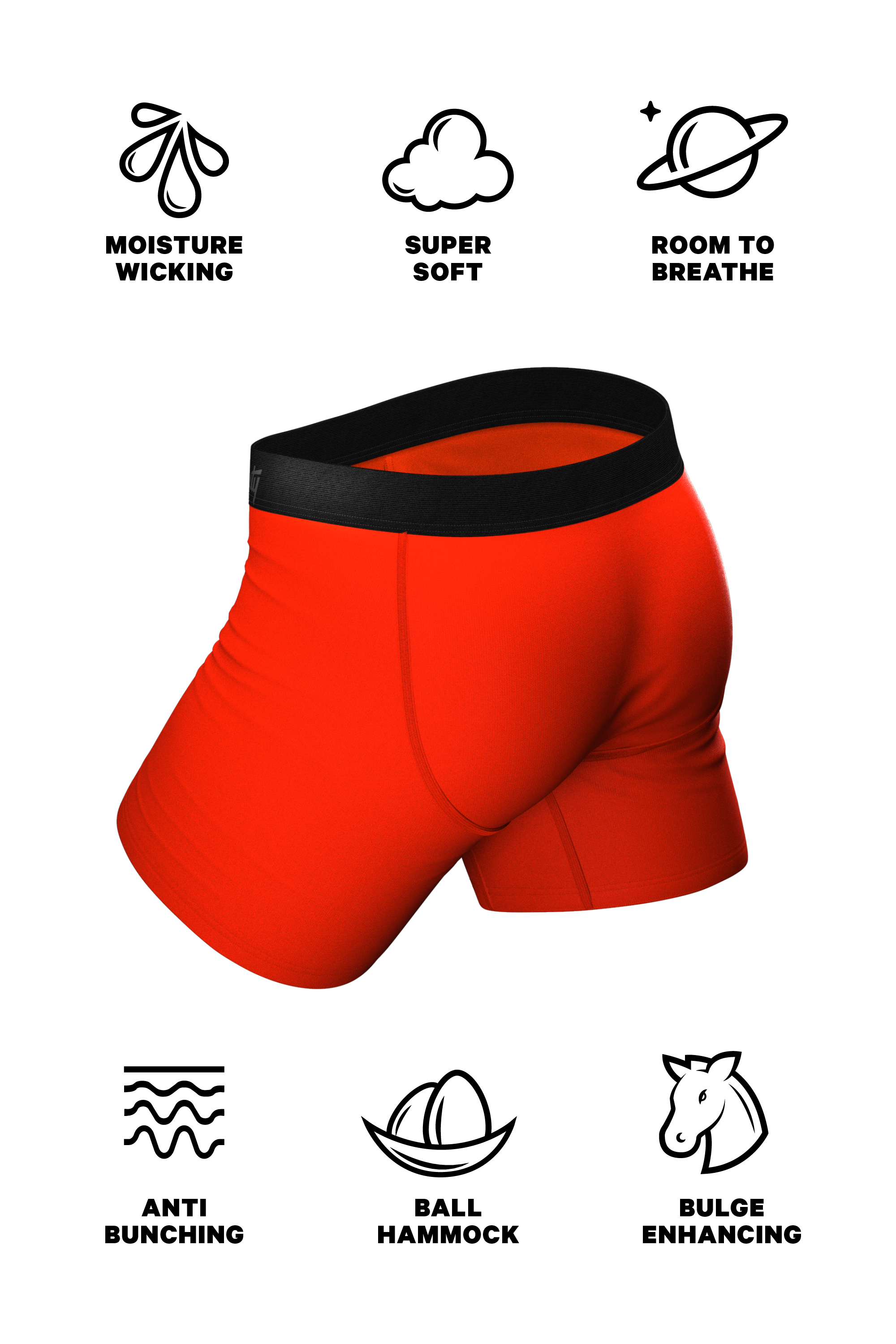 The Coney Islands | Hot Dog Ball Hammock® Boxer Couples Matching Underwear 2 Pack - Shinesty