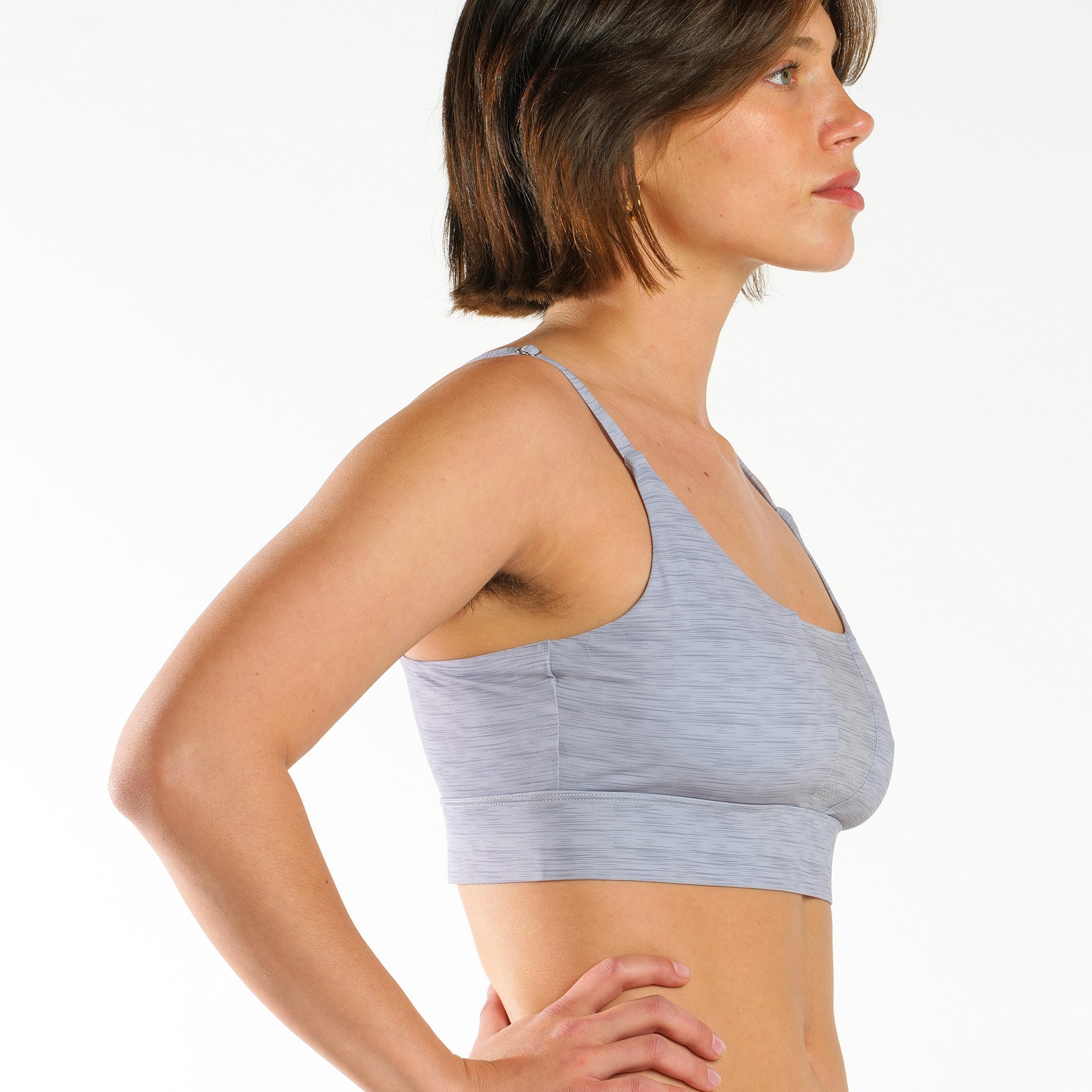 The Storm Cloud | Grey paradICE™ Boob Hammock™ Cooling Bralette - Shinesty