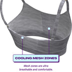 The Storm Cloud | Grey paradICE™ Boob Hammock™ Cooling Bralette - Shinesty