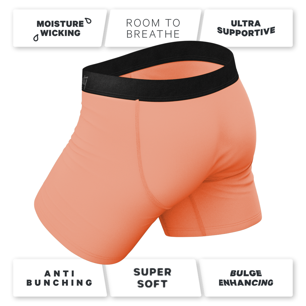The Crossing Guard | Orange Ball Hammock® Pouch Underwear With Fly - Shinesty