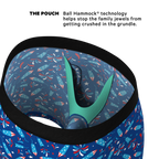 The Crotch Rocket | USA Firecracker Ball Hammock® Boxer - Long Leg - Shinesty