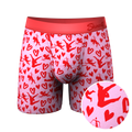 The Cupid Shuffle | Glow in the Dark Valentines Day Ball Hammock® Pouch Underwear - Shinesty
