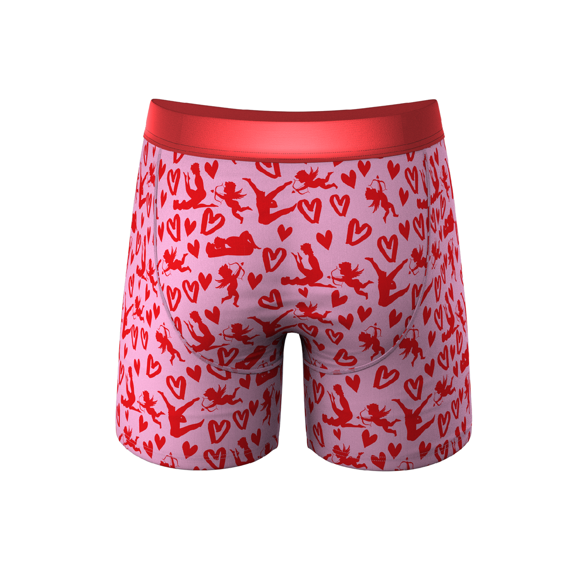 The Cupid Shuffle | Glow in the Dark Valentines Day Ball Hammock® Pouch Underwear - Shinesty