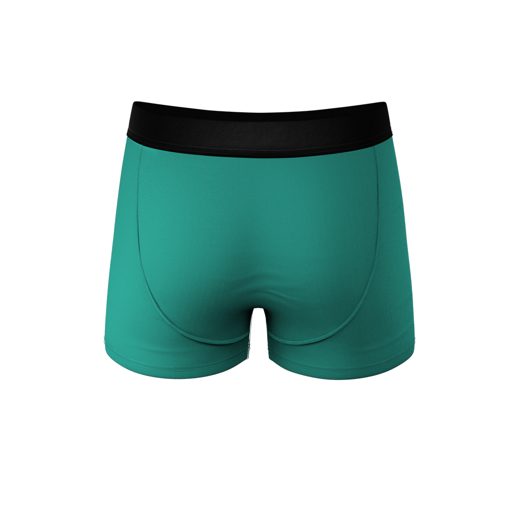 The Cyantific Theory | Turquoise Ball Hammock® Pouch Trunks Underwear - Shinesty