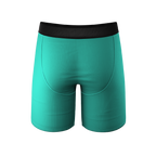The Cyantific Theory | Turquoise Ball Hammock® Boxer - Long Leg - Shinesty