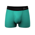 The Cyantific Theory | Turquoise Ball Hammock® Pouch Trunks Underwear - Shinesty
