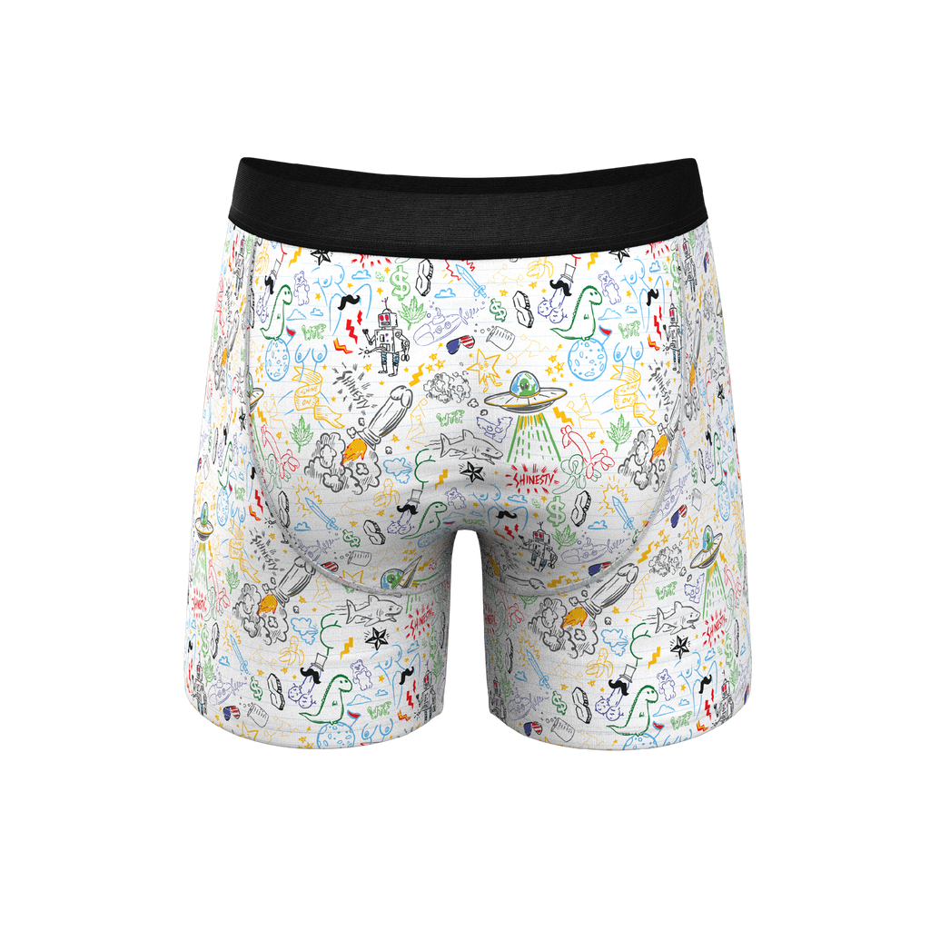 The Daily Detention | Doodle Ball Hammock® Pouch Underwear - Shinesty