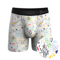 The Daily Detention | Doodle Ball Hammock® Pouch Underwear With Fly - Shinesty