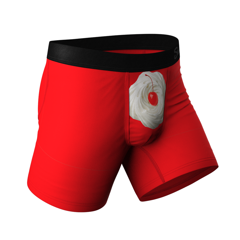 The Darcy | Whipped Cream Ball Hammock® Pouch Underwear - Shinesty
