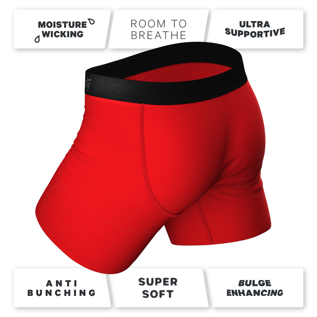 The Darcy | Whipped Cream Ball Hammock® Pouch Underwear With Fly - Shinesty