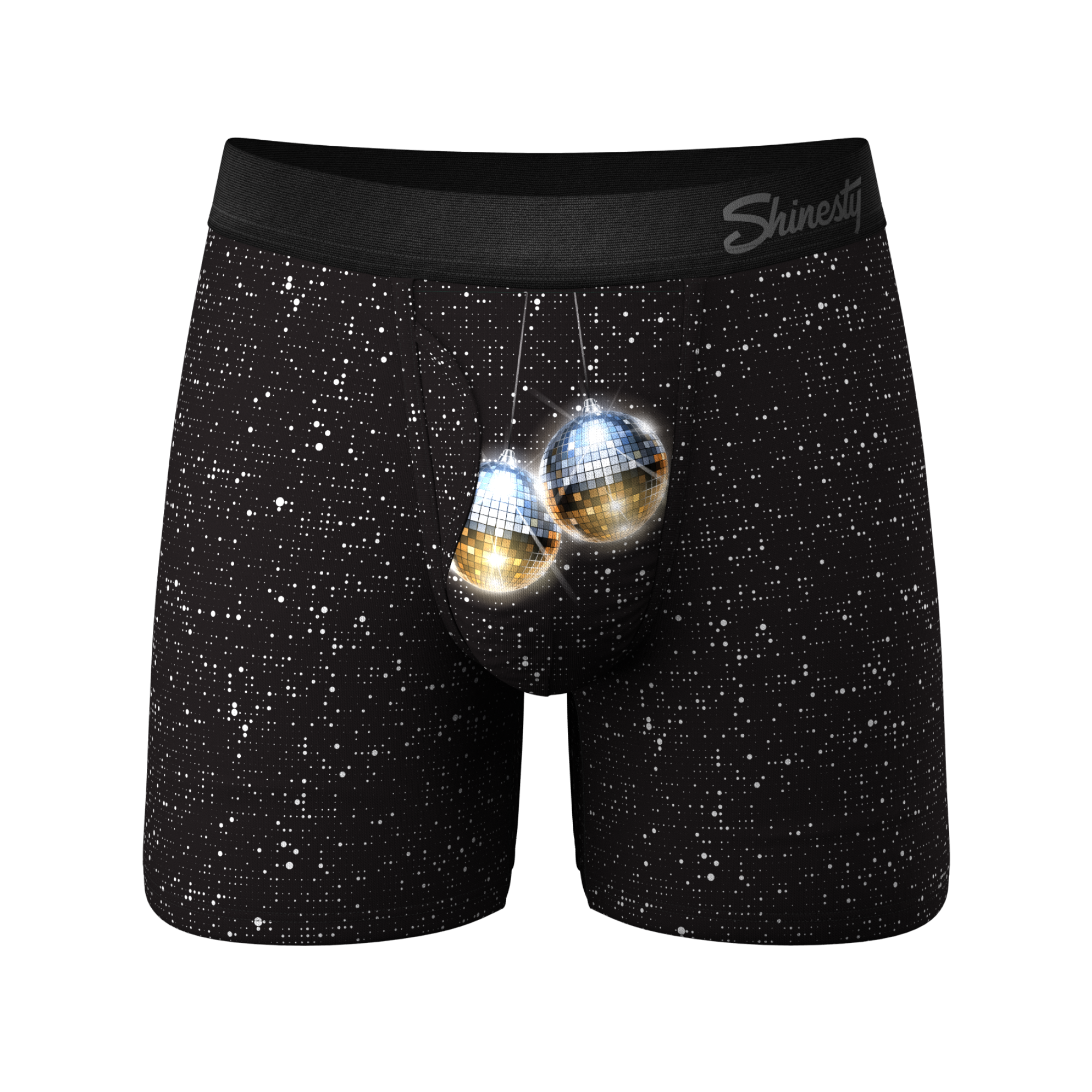 The Discotheque | Disco Ball Hammock® Pouch Underwear With Fly - Shinesty