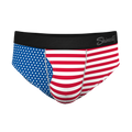 The Ellis Island | USA Flag Ball Hammock® Pouch Underwear Briefs - Shinesty