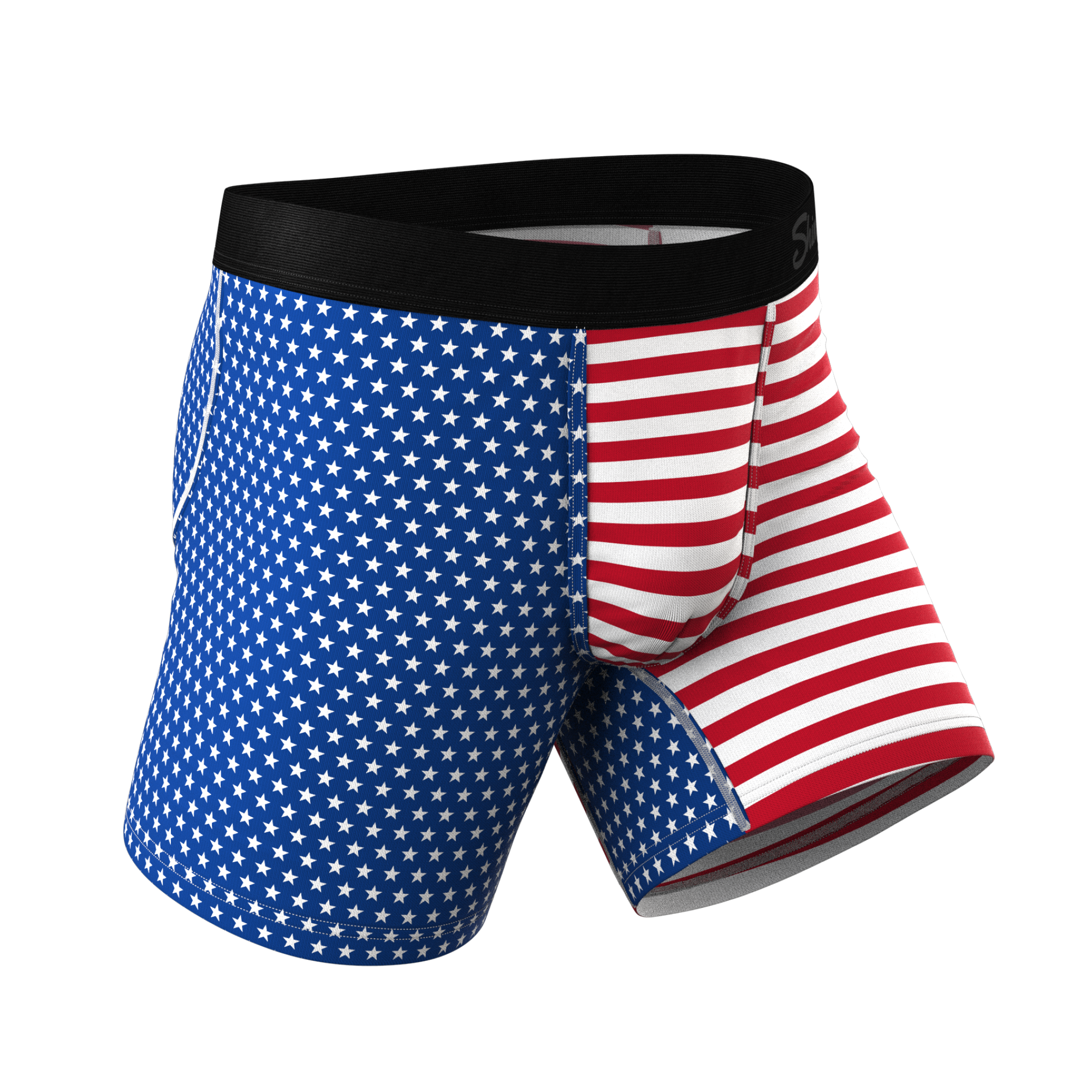 The Ellis Island | USA Flag Ball Hammock® Pouch Underwear - Shinesty