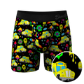 The Field Trip | School Bus Ball Hammock® Pouch Underwear With Fly - Shinesty