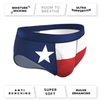 The First Rodeo | Texas Flag Ball Hammock® Pouch Underwear Briefs - Shinesty