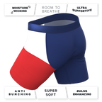 The First Rodeo | Texas Flag Ball Hammock® Boxer - Long Leg - Shinesty