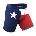 The First Rodeo | Texas Flag Ball Hammock® Boxer - Long Leg - Shinesty