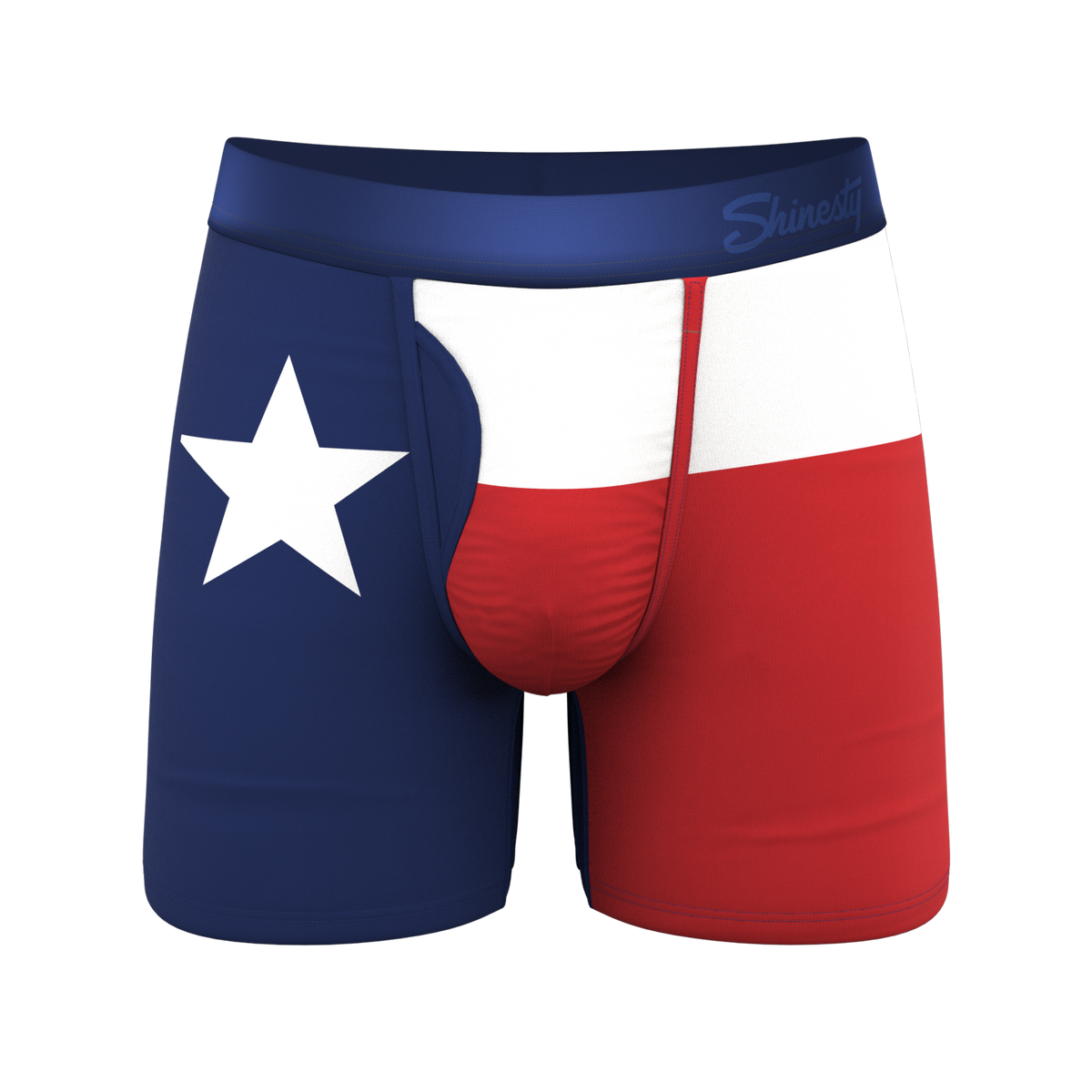 The First Rodeo | Texas Flag Ball Hammock® Pouch Underwear With Fly - Shinesty