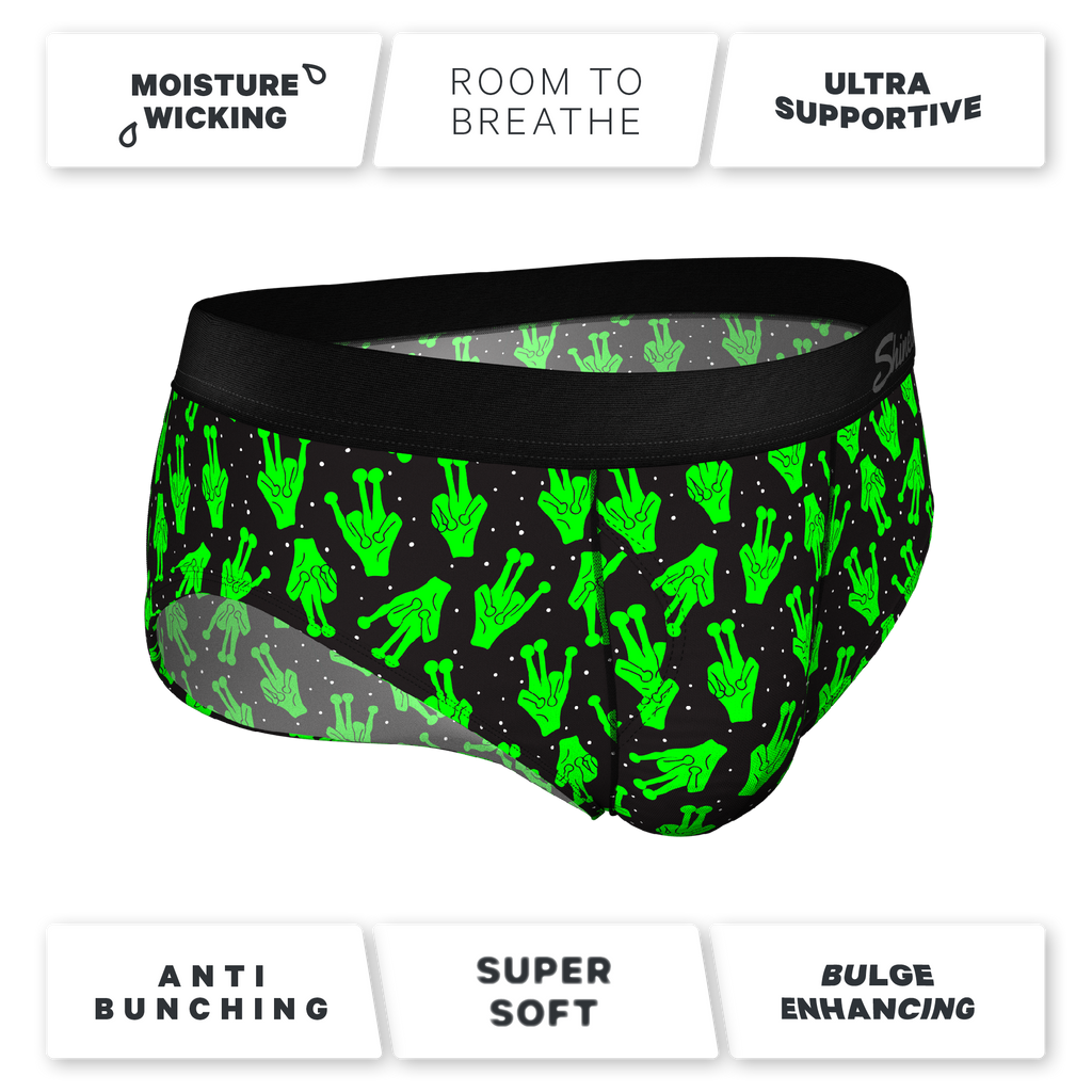 The Foreign Phalange | Alien Hands Ball Hammock® Pouch Underwear Briefs - Shinesty