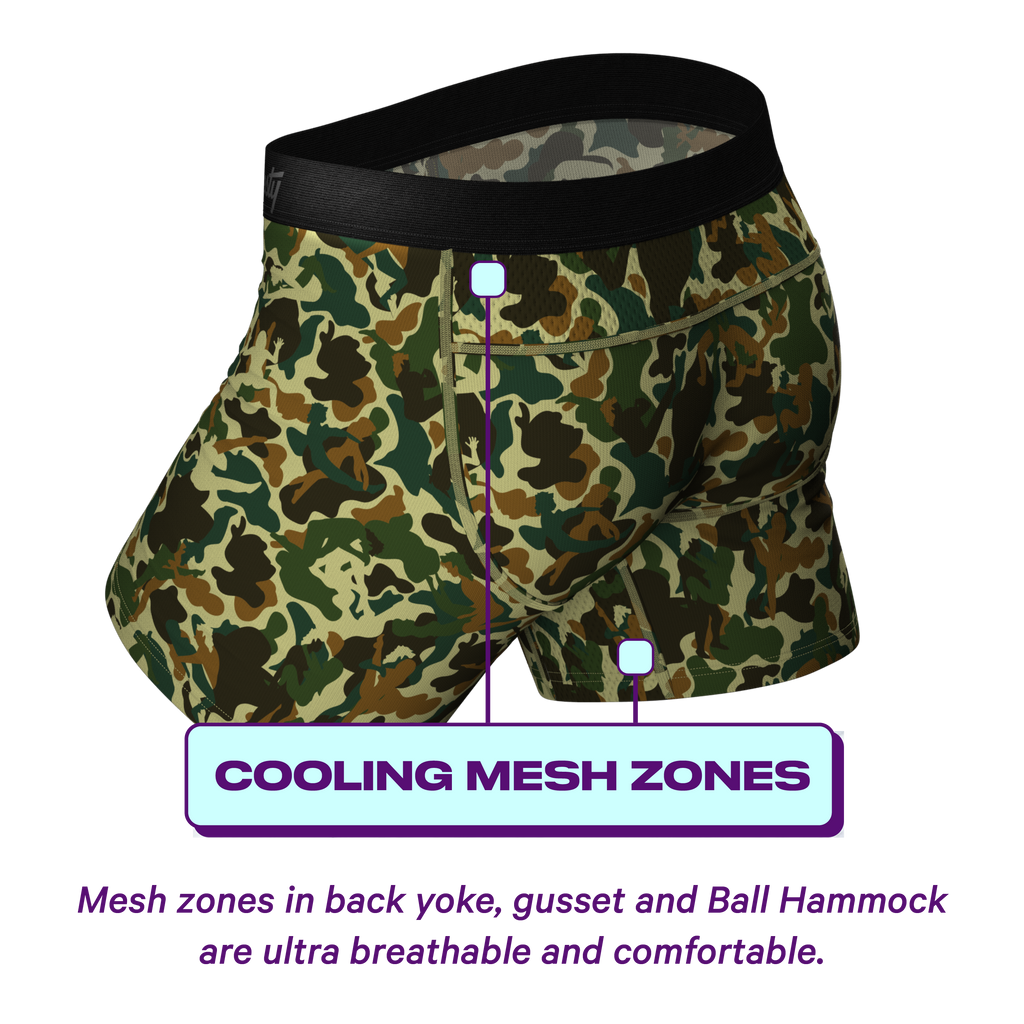 The Forni Camo | Camouflage paradICE™ Cooling Ball Hammock® Underwear - Shinesty