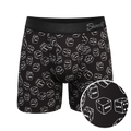The Free For All | Glow In The Dark Dice Ball Hammock® Pouch Underwear With Fly - Shinesty