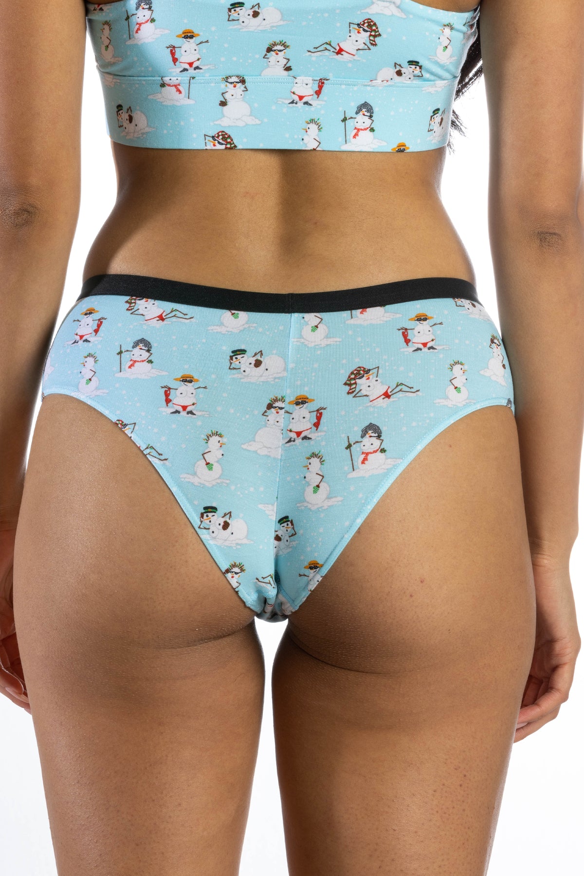The Frosty Mistress | Snow Women Modal Cheeky Underwear - Shinesty
