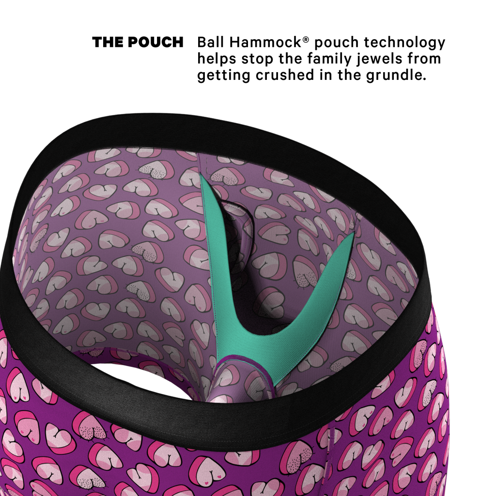 The Full Moon | Body Part Hearts Ball Hammock® Pouch Underwear With Fly - Shinesty