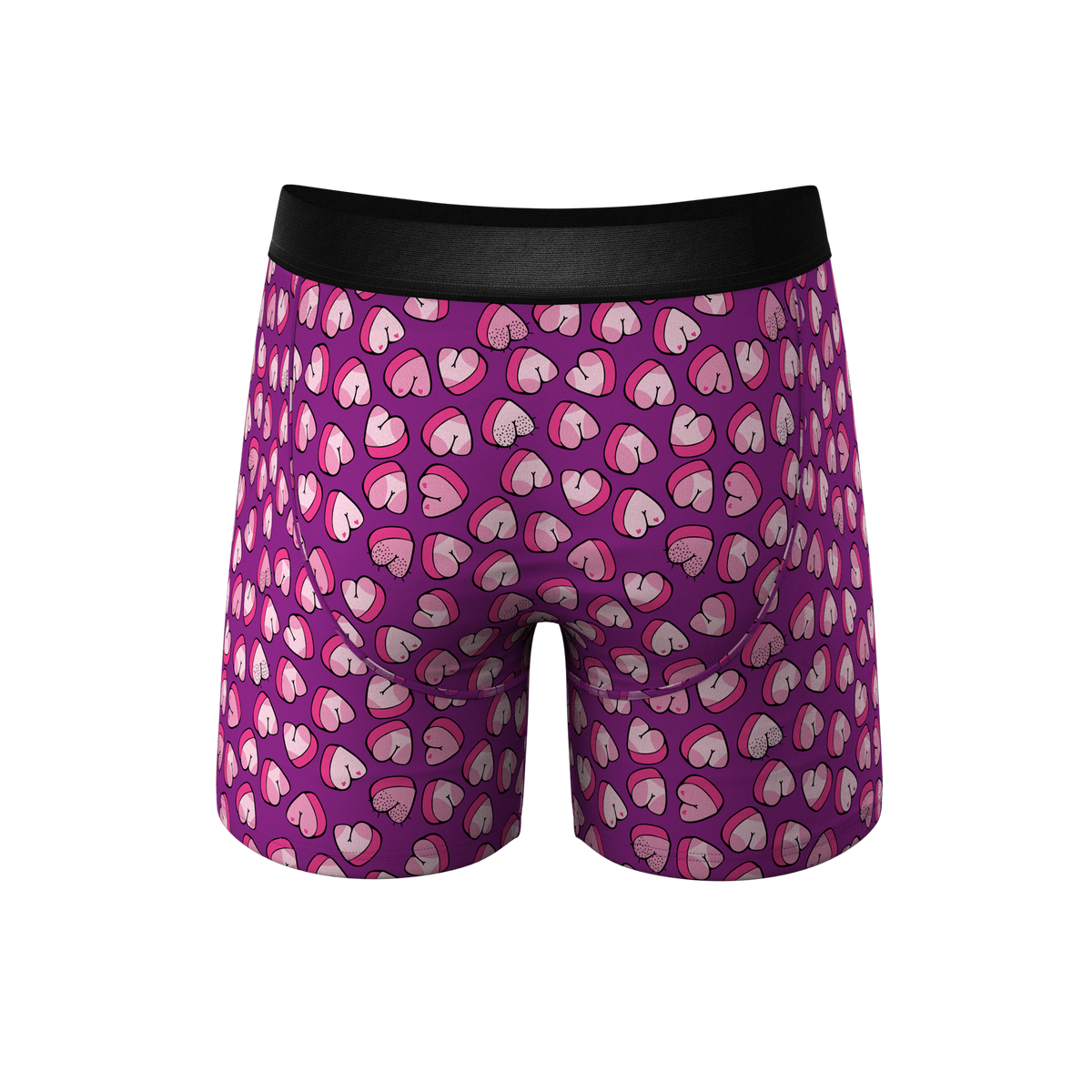 The Full Moon | Body Part Hearts Ball Hammock® Pouch Underwear With Fly - Shinesty