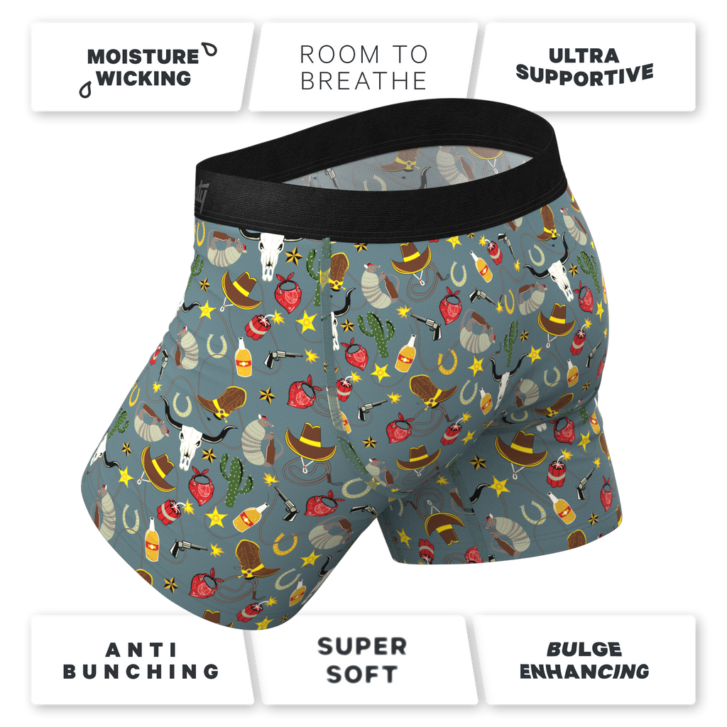 The Giddy Up | Sheriff Badge Ball Hammock® Pouch Underwear - Shinesty