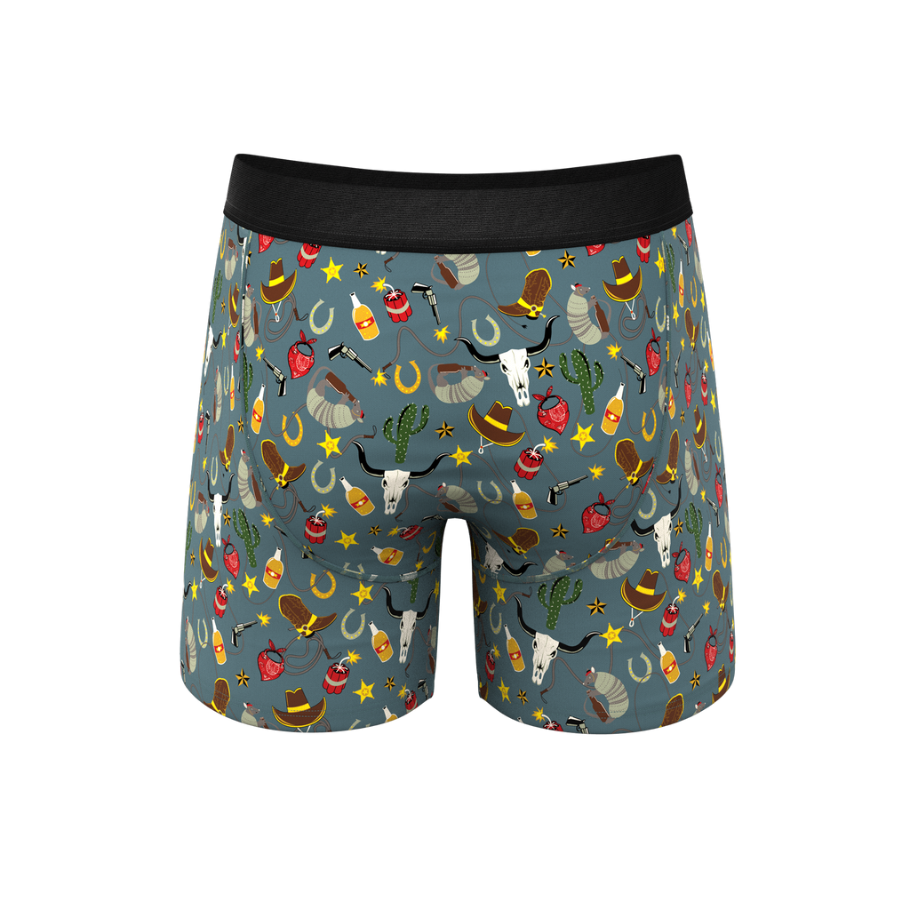 The Giddy Up | Sheriff Badge Ball Hammock® Pouch Underwear With Fly - Shinesty