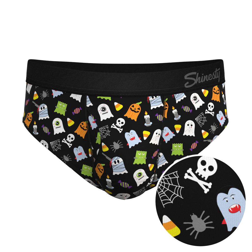 The Good Ghouls | Halloween Themed Ball Hammock® Pouch Underwear Briefs - Shinesty