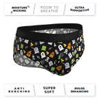 The Good Ghouls | Halloween Themed Ball Hammock® Pouch Underwear Briefs - Shinesty