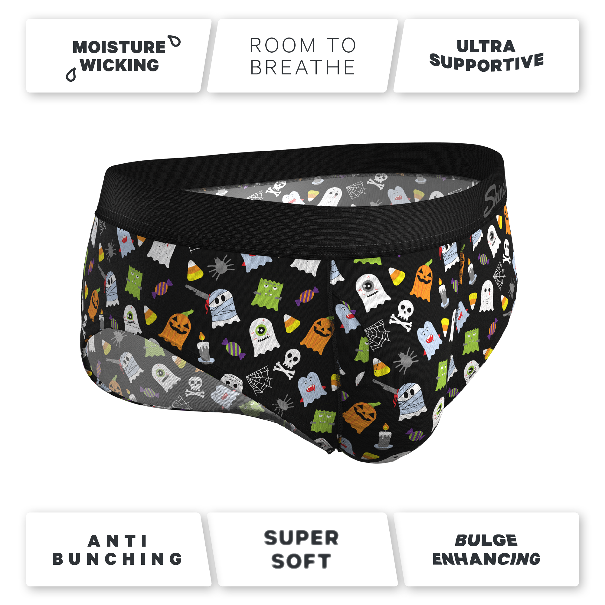 The Good Ghouls | Halloween Themed Ball Hammock® Pouch Underwear Briefs - Shinesty