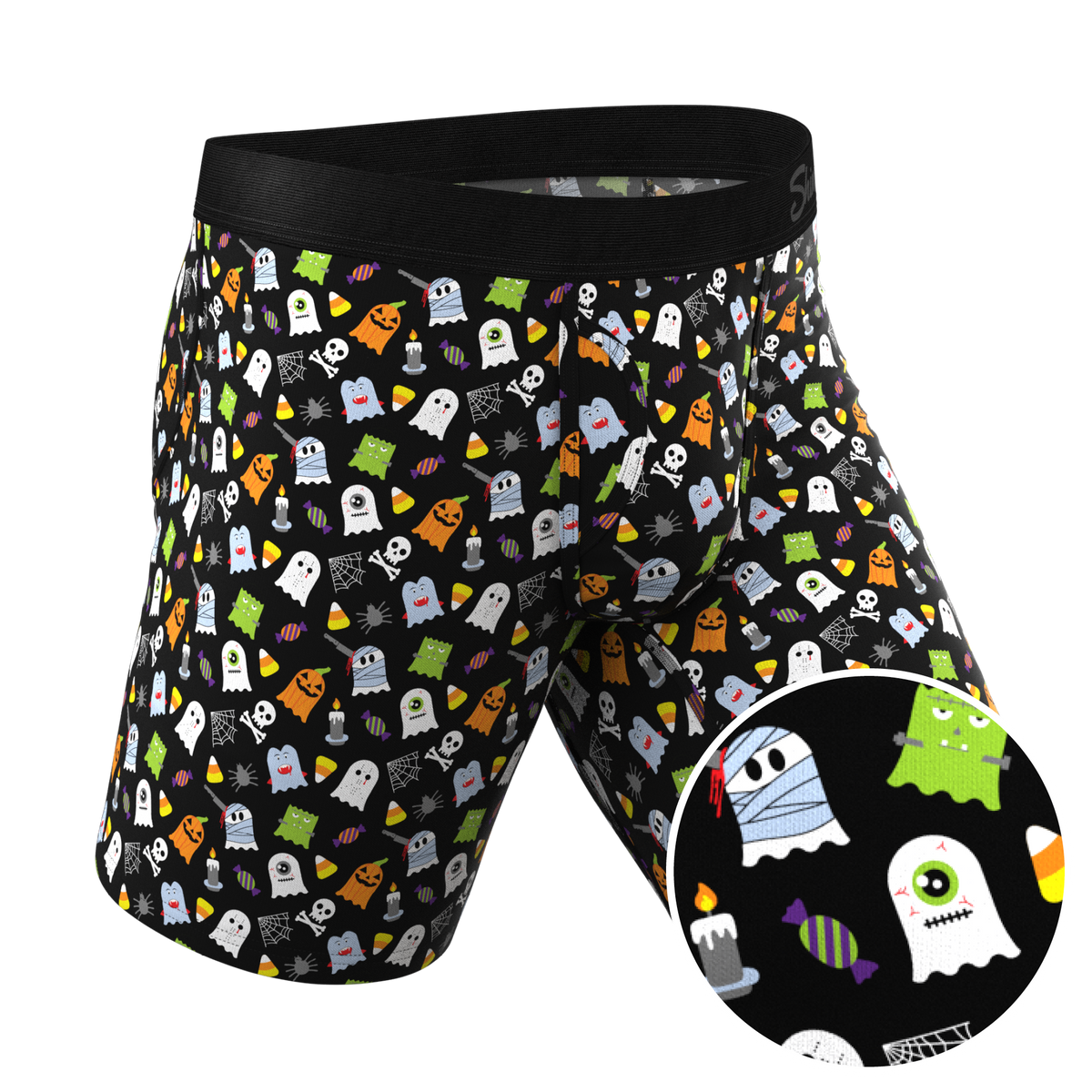 The Good Ghouls | Halloween Themed Ball Hammock® Boxer - Long Leg - Shinesty
