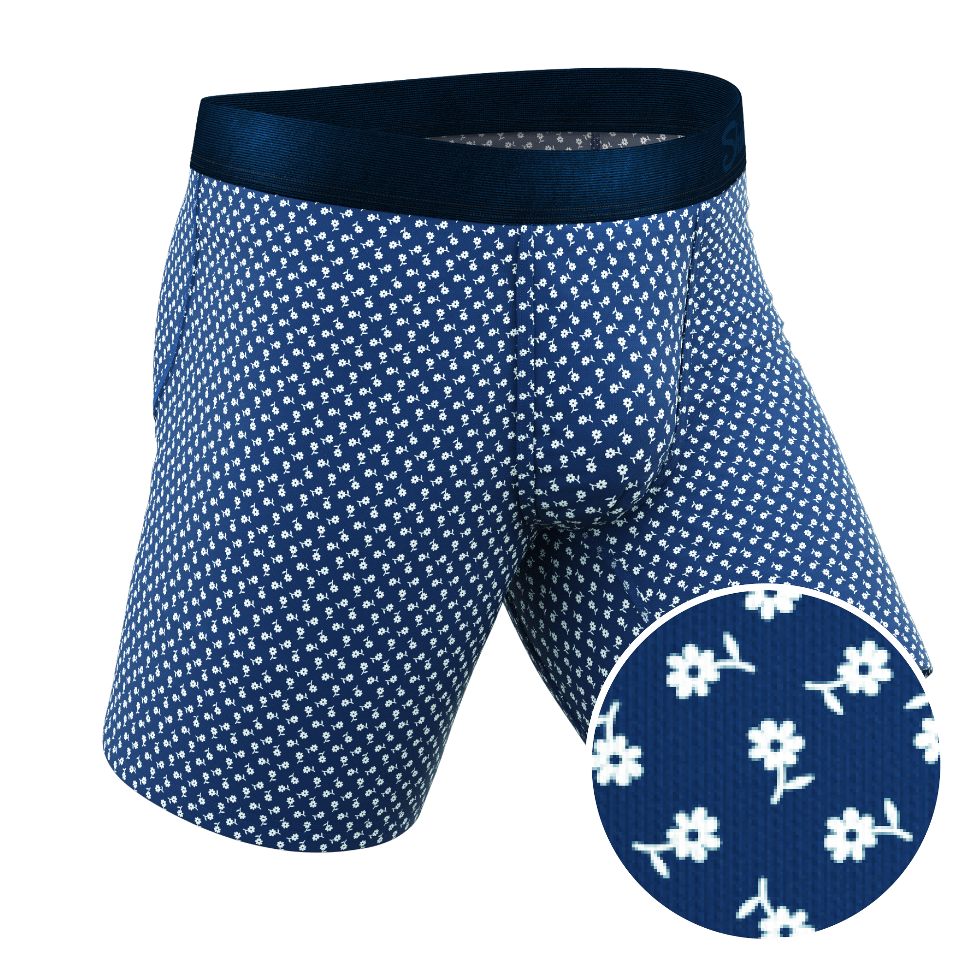 The Good Old Daisies | Flower Ball Hammock® Boxer - Long Leg - Shinesty