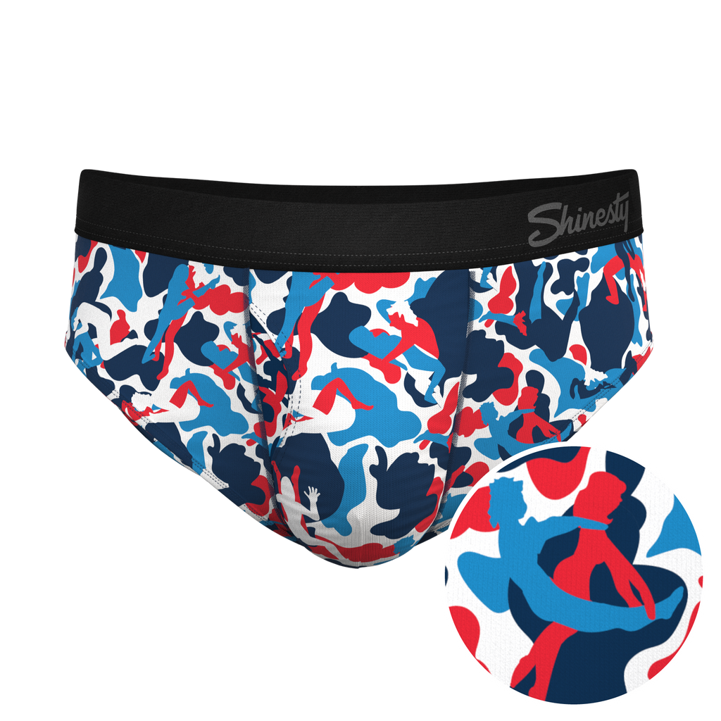The Grand Finale | USA Camouflage Ball Hammock® Pouch Underwear Briefs - Shinesty