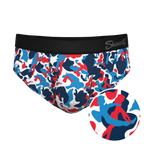 The Grand Finale | USA Camouflage Ball Hammock® Pouch Underwear Briefs - Shinesty