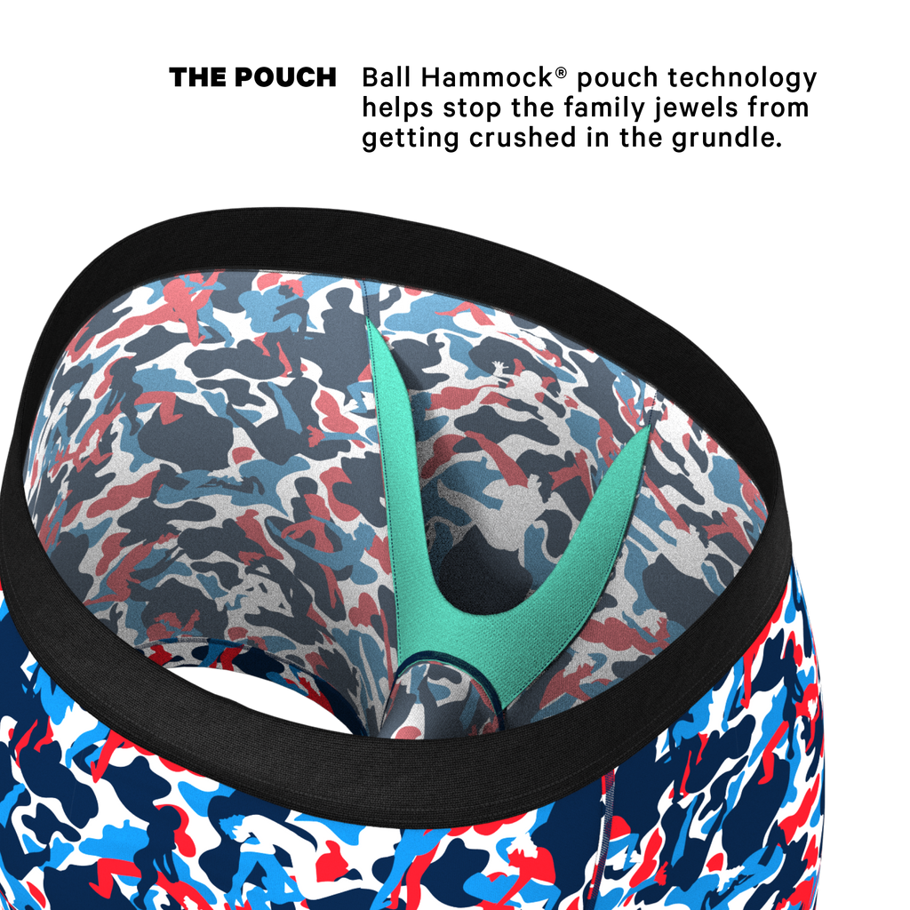 The Grand Finale | USA Camouflage Ball Hammock® Pouch Underwear - Shinesty