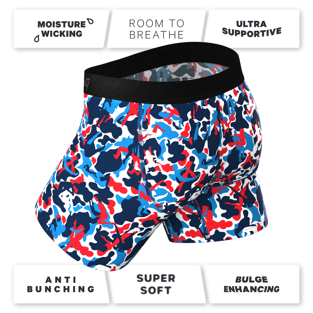 The Grand Finale | USA Camouflage Ball Hammock® Pouch Underwear - Shinesty