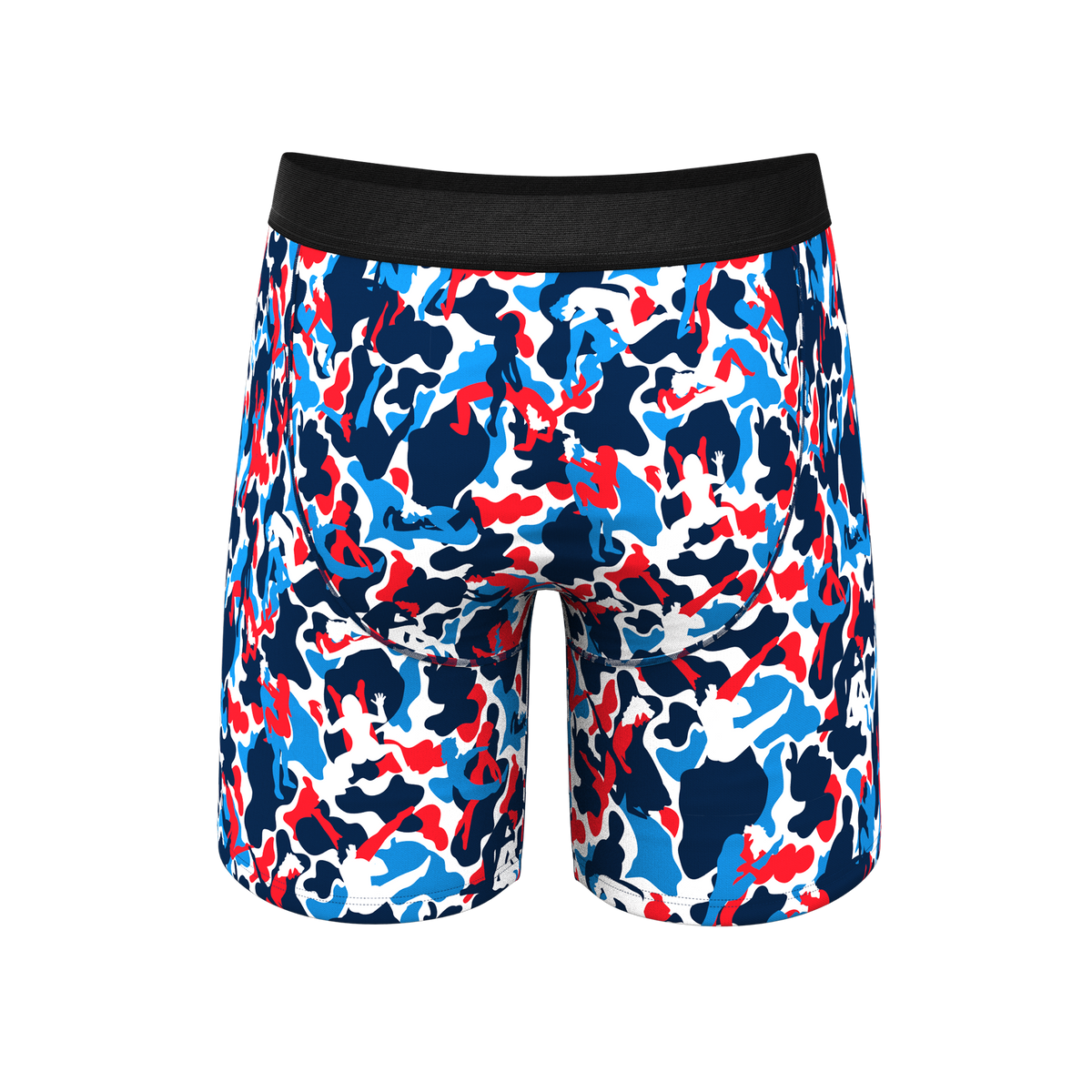 The Grand Finale | USA Camouflage Ball Hammock® Boxer - Long Leg - Shinesty