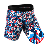 The Grand Finale | USA Camouflage Ball Hammock® Boxer - Long Leg - Shinesty