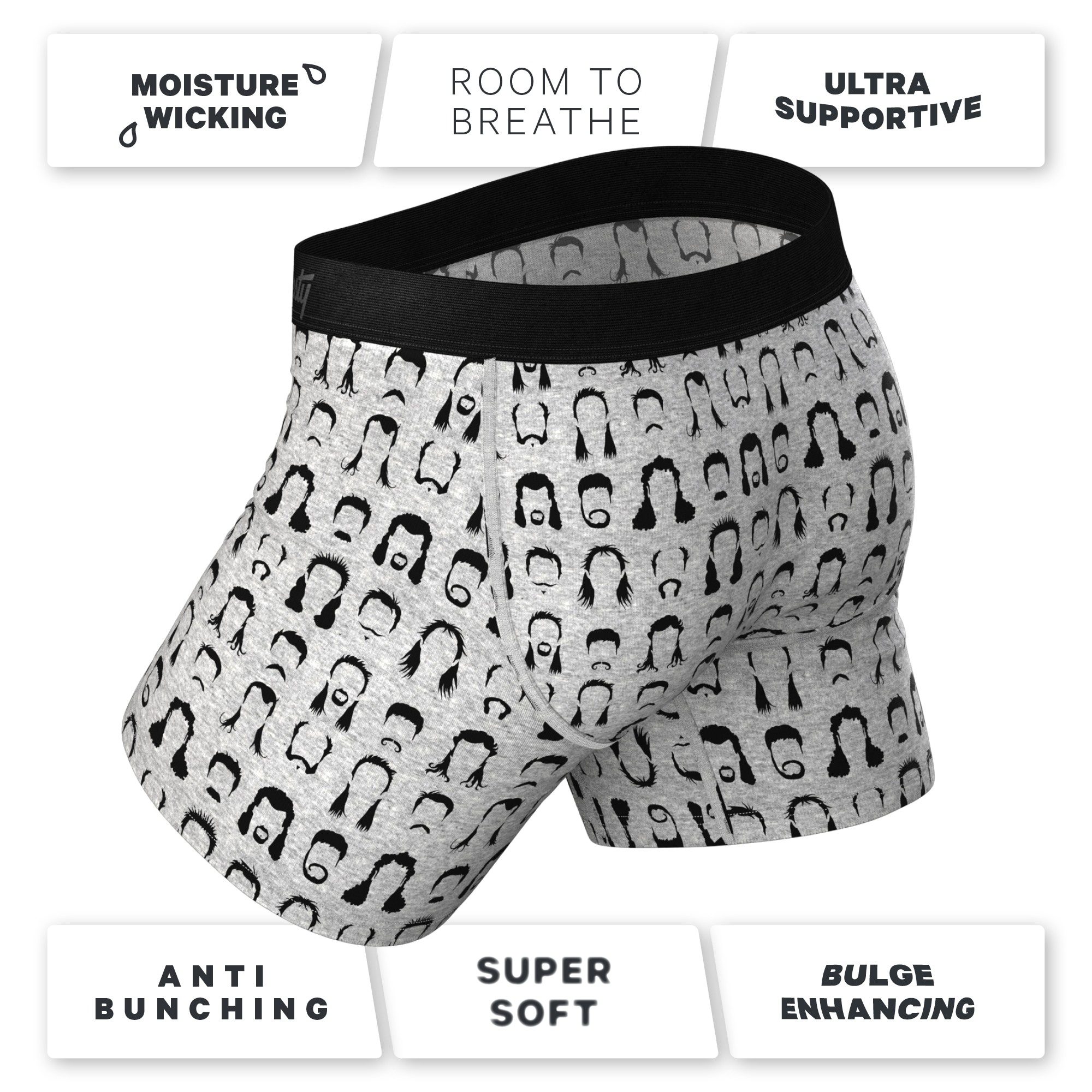 The Hair Down There | Mullet Ball Hammock® Pouch Underwear - Shinesty