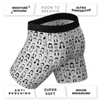 The Hair Down There | Mullet Ball Hammock® Boxer - Long Leg - Shinesty
