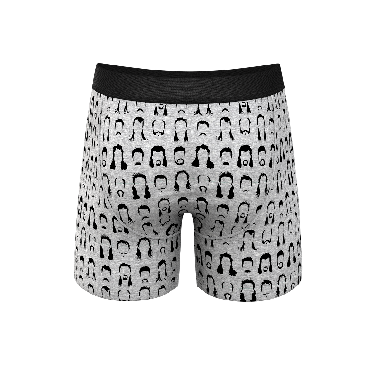 The Hair Down There | Mullet Ball Hammock® Pouch Underwear With Fly - Shinesty